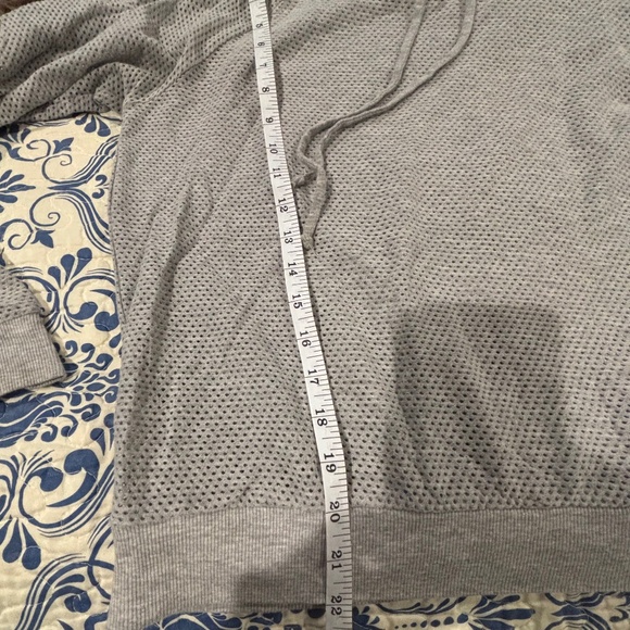 Michael Stars perforated hoodie sweater - Picture 6 of 6